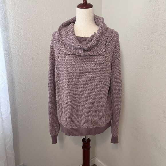Free People Sweaters - Free People By Your Side Pullover Sweater in Mauve Women Medium Cowl Neck